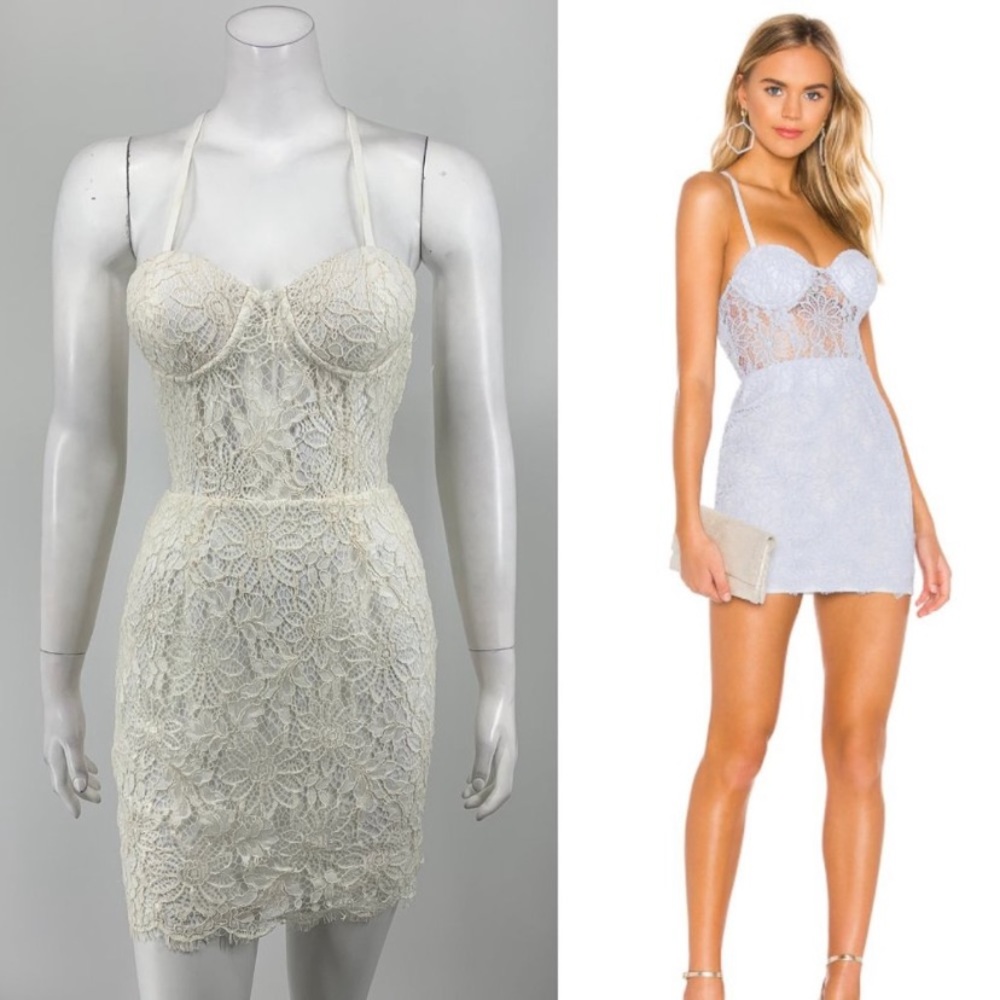 NBD x Naven Lilia Dress in Ice Blue